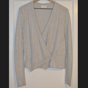 Grey cardigan